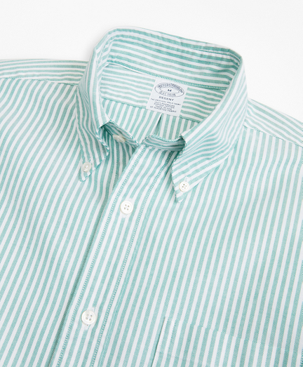 Regent Fit Oxford Narrow Stripe Sport Shirt - Brooks Brothers