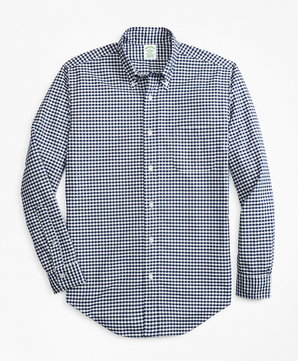 Milano Fit Oxford Gingham Sport Shirt