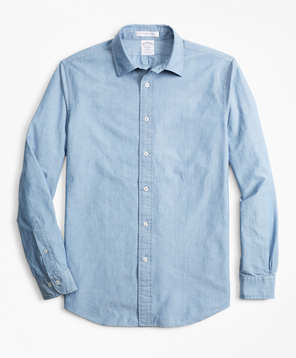 Regent Fit Indigo Sport Shirt