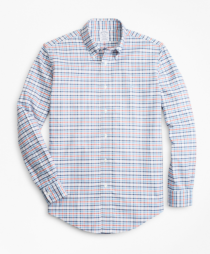 Non-Iron Regent Fit Multi-Check Sport Shirt
