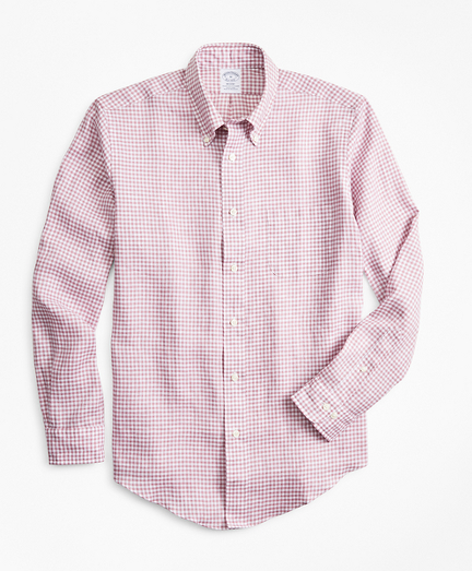 brooks brothers linen shirt