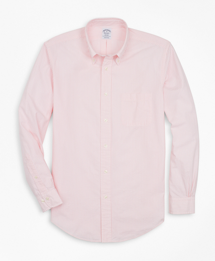Regent Fit Stripe Seersucker Sport Shirt
