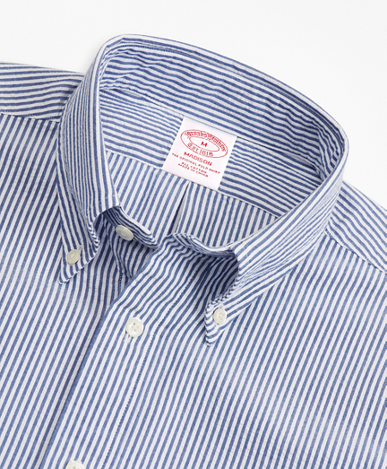 brooks brothers seersucker shirt