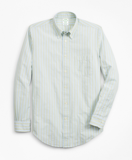 Milano Fit BB#1 Stripe Seersucker Sport Shirt