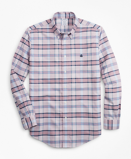 Non-Iron Regent Fit Plaid Sport Shirt