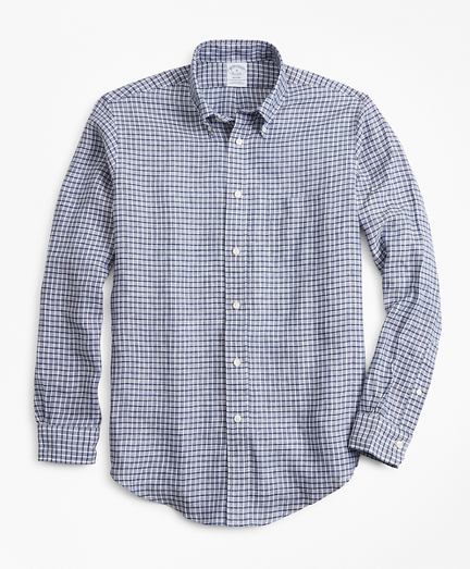 brooks brothers irish linen shirt