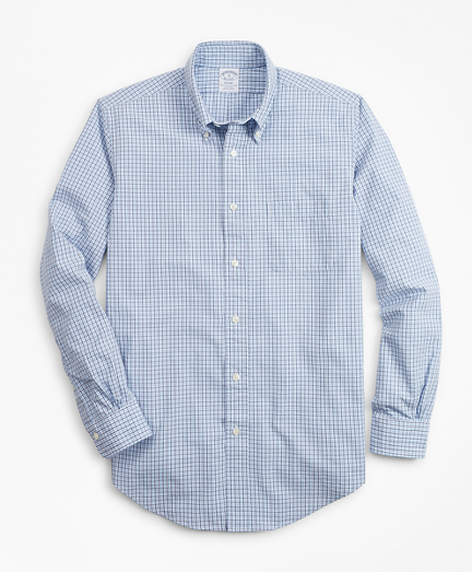 Regent Fit Gingham Seersucker Sport Shirt - Brooks Brothers