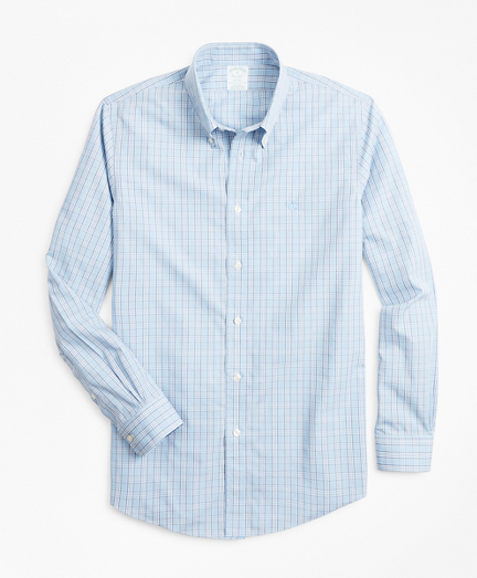 Non-Iron Milano Fit Check Sport Shirt - Brooks Brothers