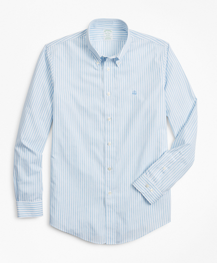 Non-Iron Milano Fit Stripe Sport Shirt