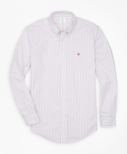 Non-Iron Milano Fit Stripe Sport Shirt