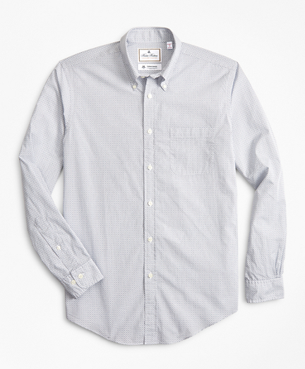 Luxury Collection Madison Classic-Fit Sport Shirt, Button-Down Collar Foulard Print