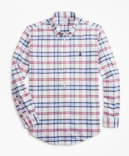 Non-Iron Regent Fit Plaid Sport Shirt