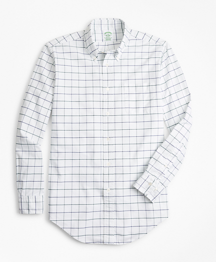 Milano Fit Oxford Windowpane Sport Shirt