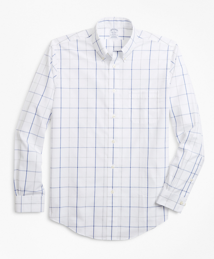 Non-Iron Regent Fit Windowpane Sport Shirt