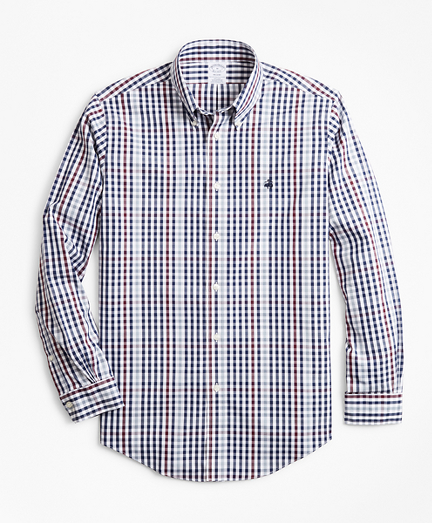 Non-Iron Regent Fit Multi-Gingham Sport Shirt