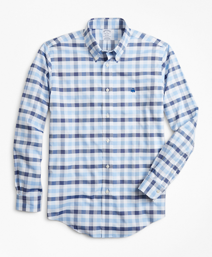 Non-Iron Regent Fit Multi-Gingham Dobby Sport Shirt