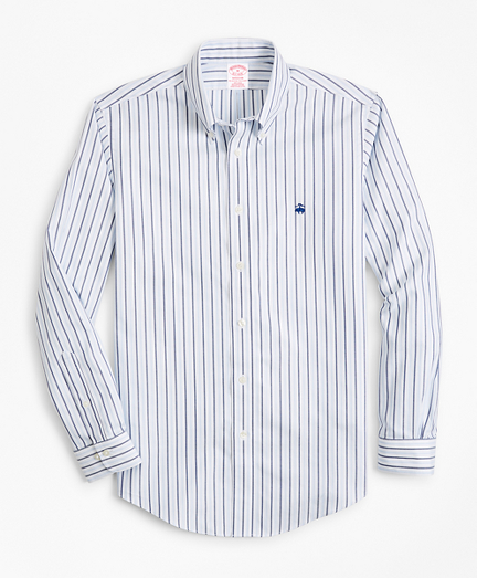 Non-Iron Madison Fit Stripe Dobby Sport Shirt
