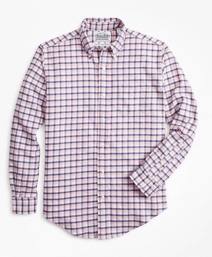 Regent Fit Check Flannel Sport Shirt