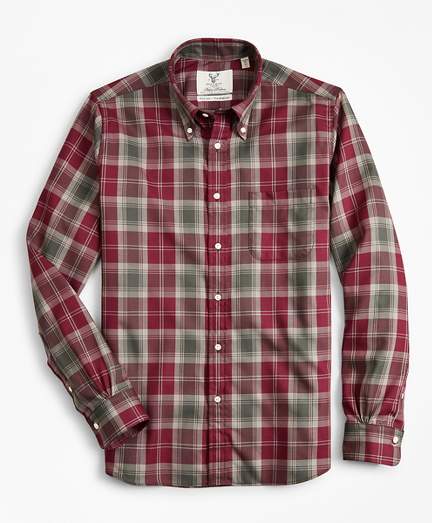 Milano Fit Braemar&trade; Ancient Madder Tartan Sport Shirt