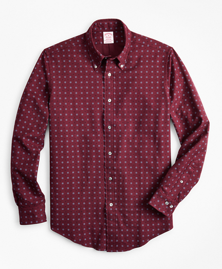 Madison Fit Foulard Print Flannel Sport Shirt