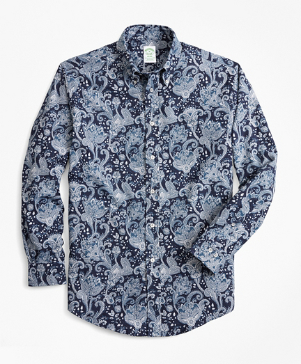 Milano Fit Paisley Flannel Sport Shirt