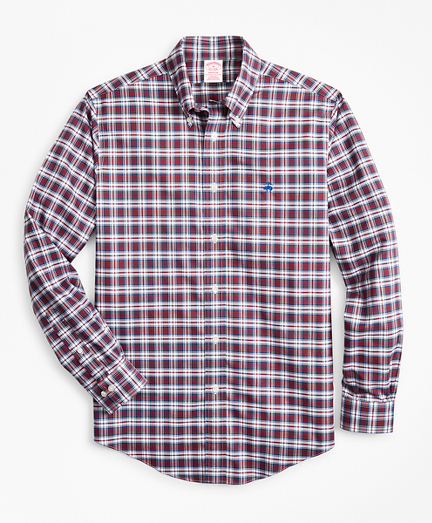 Non-Iron Madison Fit Tartan Sport Shirt