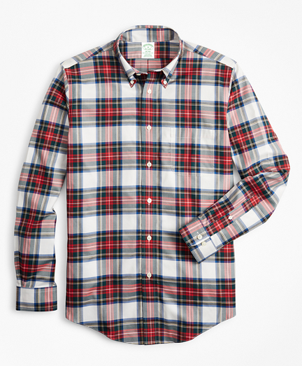 Non-Iron Milano Fit Tartan Sport Shirt