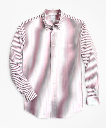 Performance Series Madison-Fit COOLMAX&reg; Poplin Striped Sport Shirt