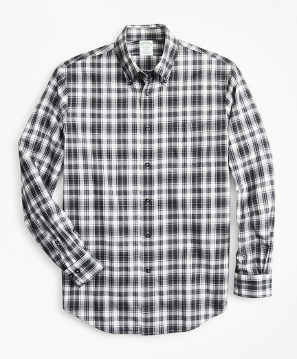 Milano Fit Check Brushed Flannel Sport Shirt