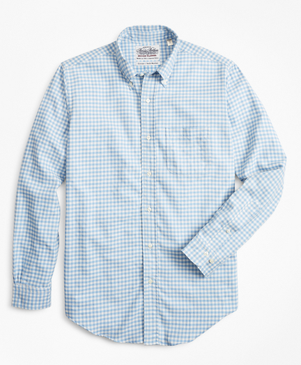Madison Fit Gingham Flannel Sport Shirt