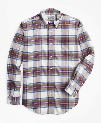 Madison Fit Tartan Flannel Sport Shirt