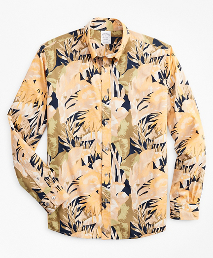 Regent Fitted Sport Shirt, Tropical Print