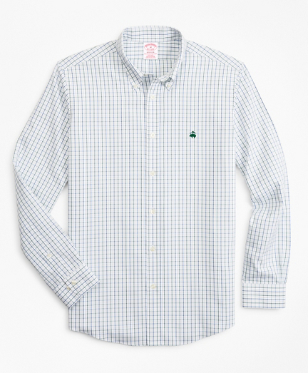 Stretch Madison Classic-Fit Sport Shirt, Non-Iron Windowpane