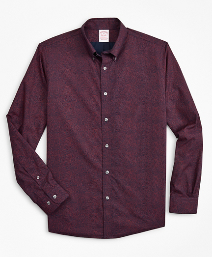 Madison Classic-Fit Sport Shirt, Micro-Floral Print