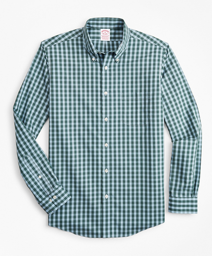 Stretch Madison Classic-Fit Sport Shirt, Non-Iron Gingham