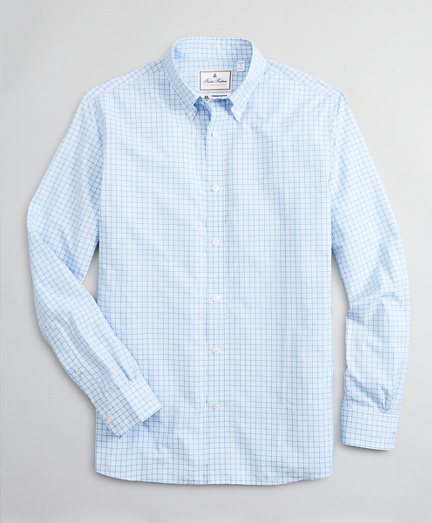 Luxury Collection Regent Fitted Sport Shirt, Button-Down Collar Check