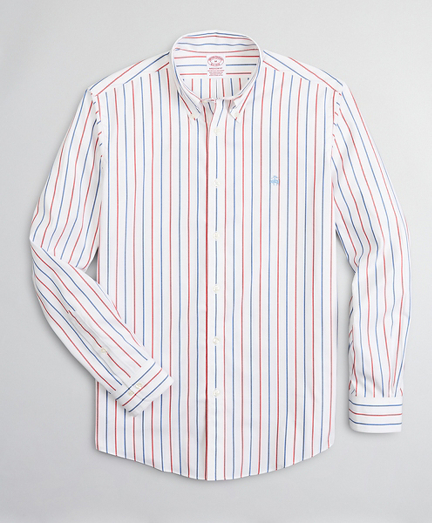 Stretch Madison Classic-Fit Sport Shirt, Non-Iron Stripe