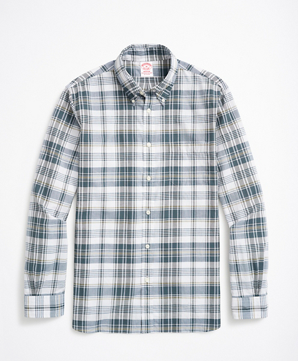 Madison Classic-Fit Sport Shirt, MadrasWhite-Multi product