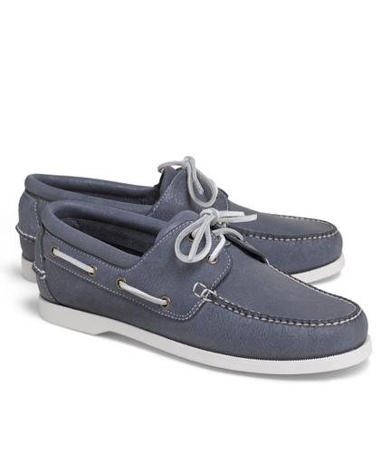 Washed Leather Boat Shoes | Brooks Brothers