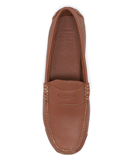 Pebble Leather Driving Mocs - Brooks Brothers