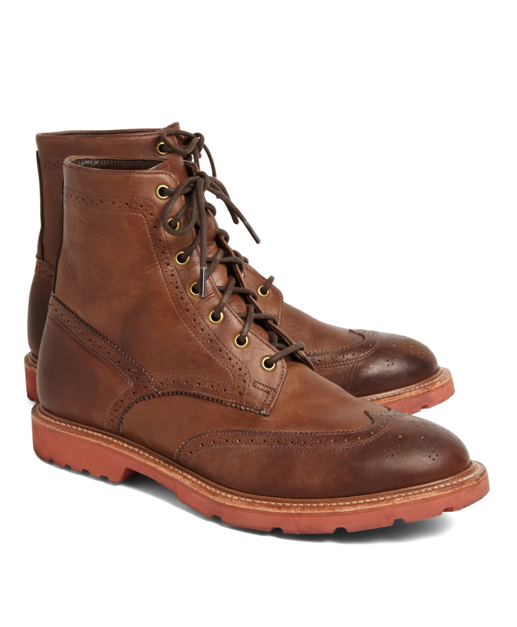 Brooks Brothers Men's Vintage Wingtip Boots