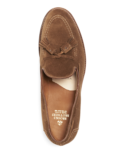 brooks brothers suede loafers
