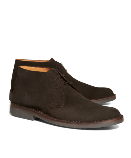 Men's Suede Field Chukka Boots | Brooks Brothers