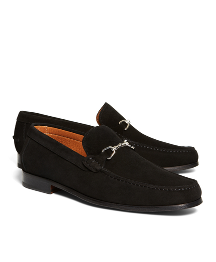 Suede Buckle Loafers | Brooks Brothers