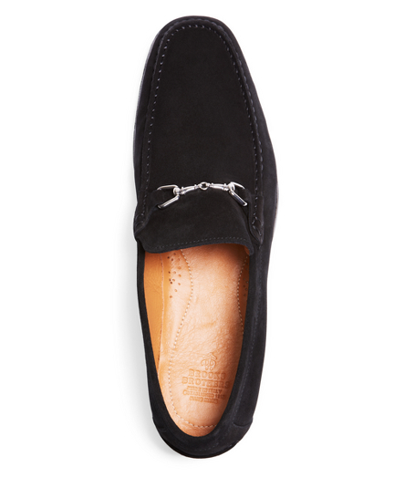 brooks brothers suede loafers