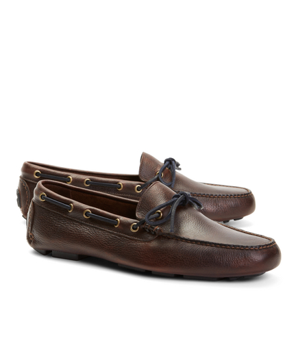 Pebble Leather Driving Mocs - Brooks 