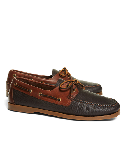 leather boat shoes