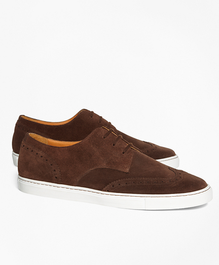 brooks brothers suede shoes
