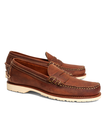 mens red penny loafers