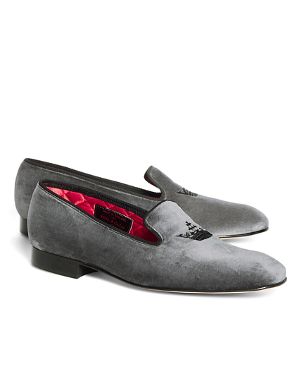 brooks brothers velvet slippers